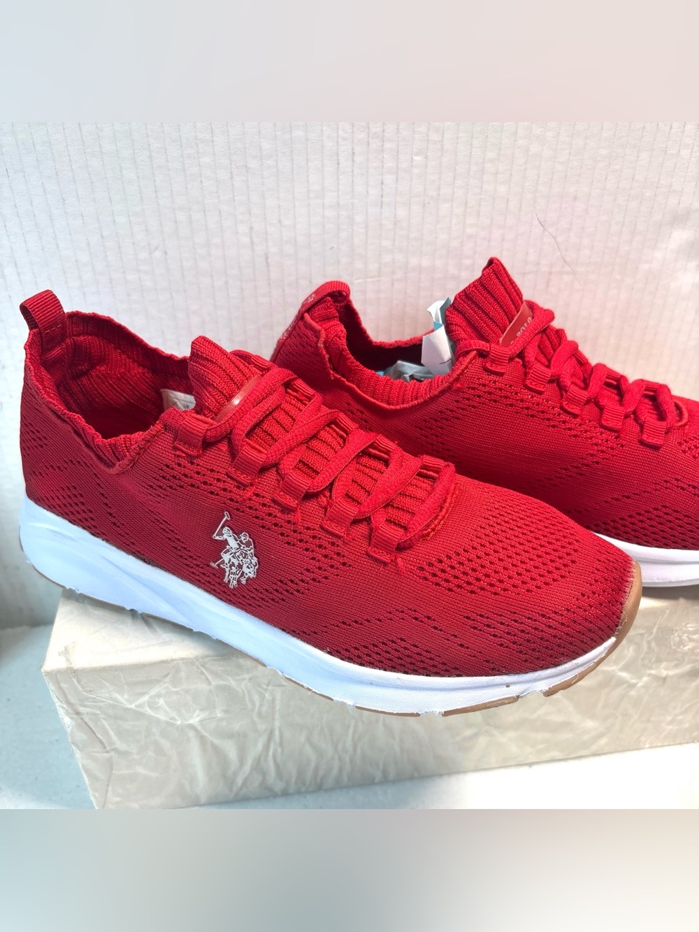 U.S. Polo Assn. Comfortable Running Walking Shoes Lace-Up Athletic Size 7.5 - Picture 2 of 15